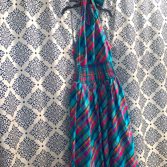 Plaid Halter Dress -ChristopherJohnRogers - Picture 3 of 13